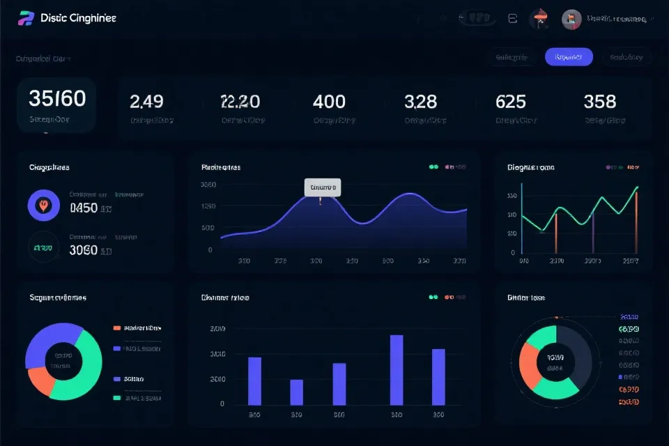 数据看板示意图