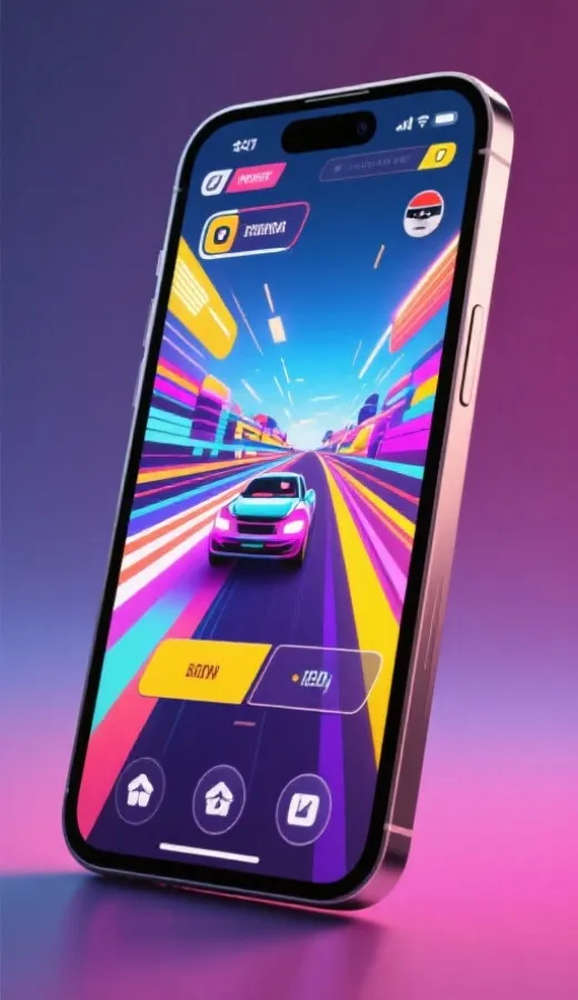 极速赛车APP手机界面